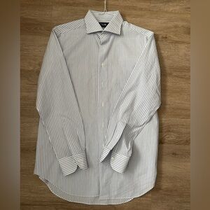 Men's makers shirt kamakura Striped Shirt size 16 33.5